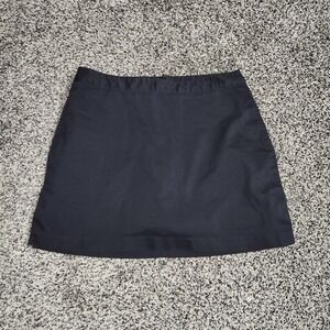 Adidas Skort Skirt Athletic Tennis Golf Pickleball Side Slits Black Womens Sz 8